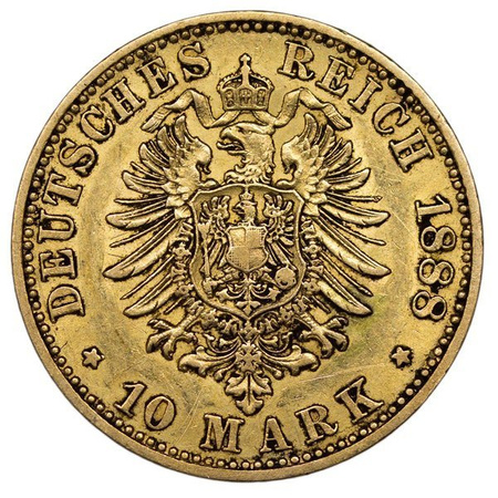 Niemcy (Prusy) 10 Marek 1888 A - Fryderyk III