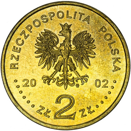 Polska 2 Złote 2002 - Zamek w Malborku