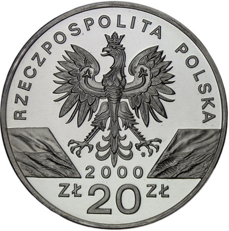 Polska 20 Złotych 2000 - Dudek - Upupa epops
