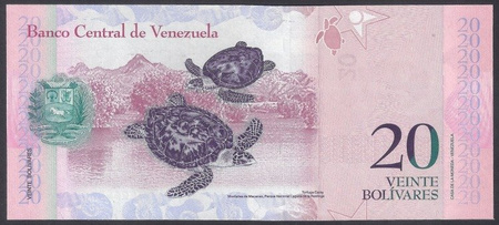 Wenezuela 20 Boliwar 2013