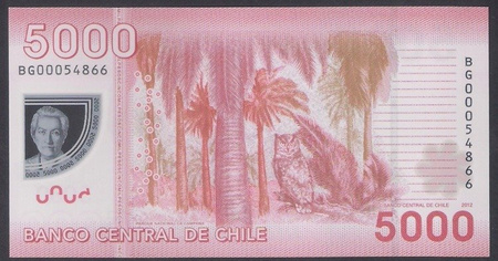 Chile 5000 Peso 2012