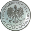 Polska 200 000 Złotych 1993 - 750 Rocznica Nadania Praw Miejskich Szczecinowi