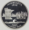 USA 25 Centów 2005 - Minnesota, Quarter - NGC PF69 Ultra Cameo
