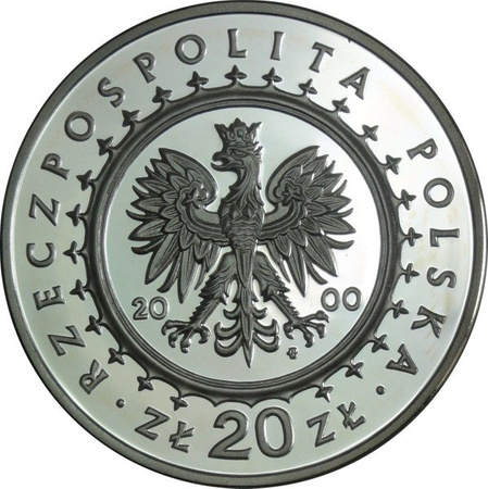 Polska 20 Złotych 2000 - Pałac w Wilanowie