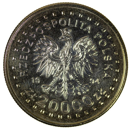 Polska 20 000 Złotych 1994 - 200 Rocznica Powstania Kościuszkowskiego