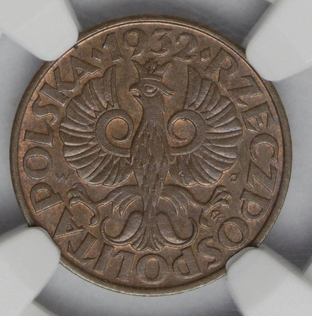 Polska 2 Grosze 1932 - MS 64 BN