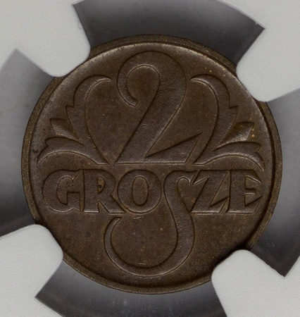 Polska 2 Grosze 1933 - MS 64