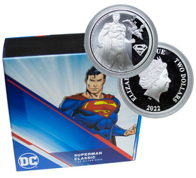Niue 2 Dolary 2022, DC Comics, Superman