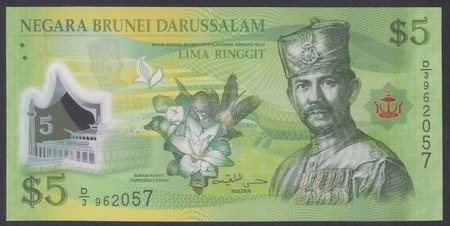 Brunei 5 Dolarów 2011