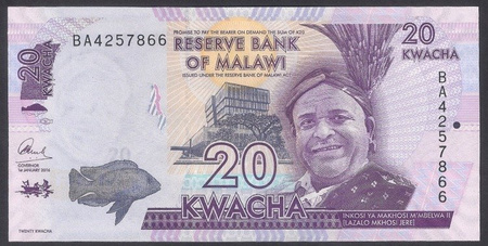 Malawi 20 Kwacha 2016