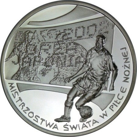 Polska 10 Złotych 2002 - Mistrzostwa Świata w Piłce Nożnej - Korea-Japonia 2002